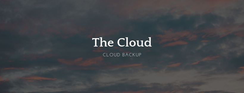 How can I backup my data to the cloud?